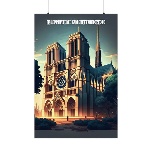 "Poster Notre Dame : Porta la Magia di Parigi a Casa Tua!"